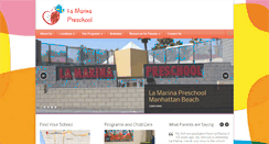 Desktop Screenshot of lamarinapreschool.com